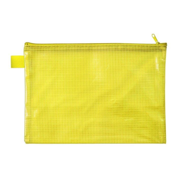 VELOFLEX Reißverschlussbeutel DIN A5 gelb 0,26 mm, 1 St.