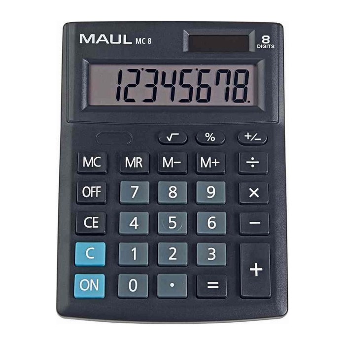 MAUL MC 8 Tischrechner schwarz
