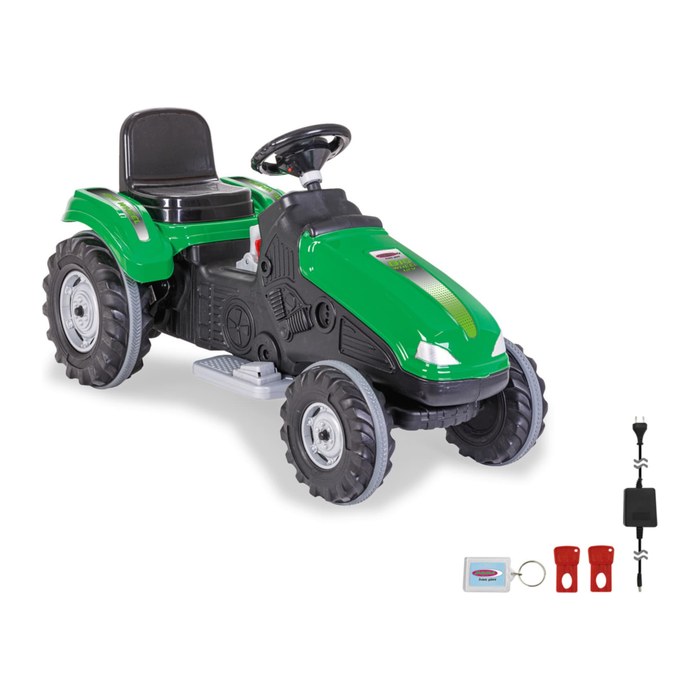 Jamara Ride-on Traktor Big Wheel 12V grün 3+