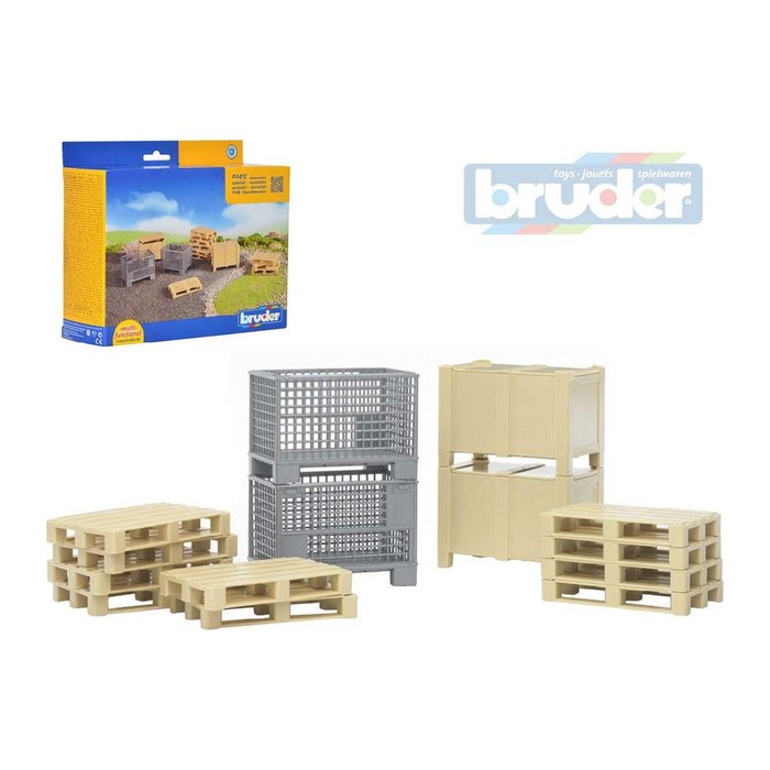 bruder Logistik-Set 2415 Zubehörset für Spielzeugautos