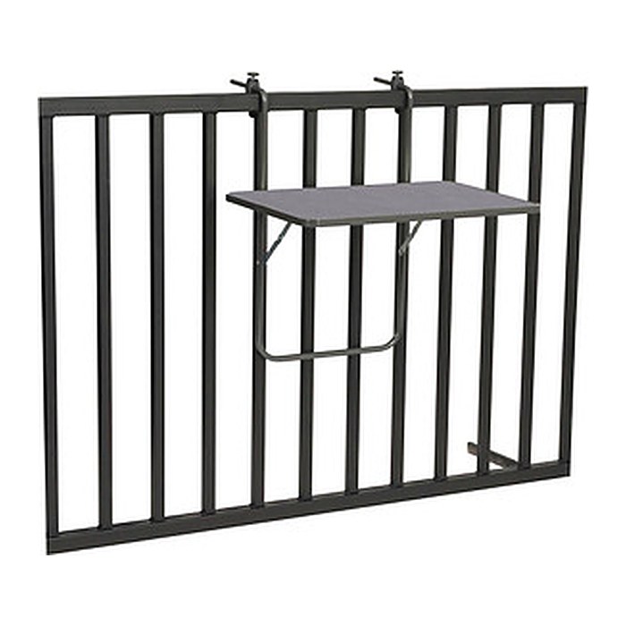 barths Gartentisch Boy anthrazit rechteckig 60,0 x 40,0 x 5,0 cm