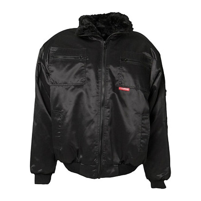 PLANAM® Herren Pilotenjacke GLETSCHER schwarz Größe 4XL