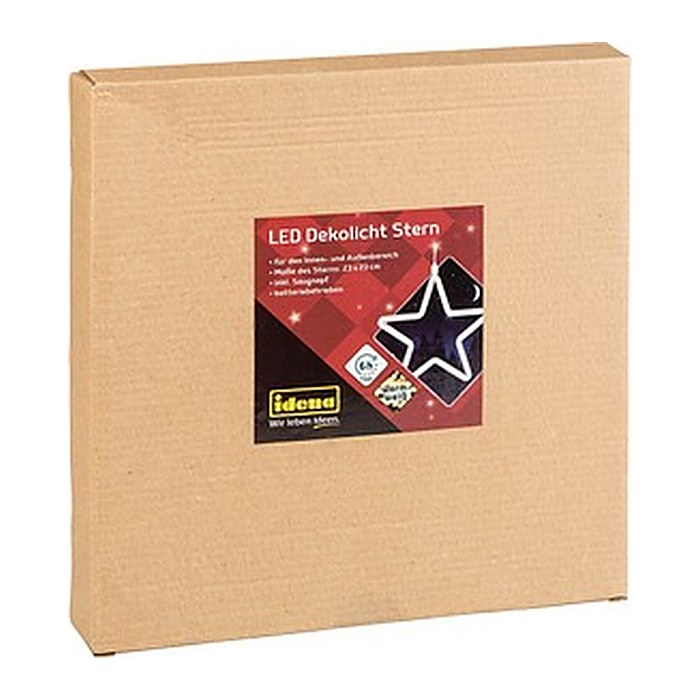 Idena Dekostern LED Dekoleuchte weiß, 1 St.