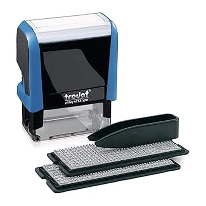 trodat Textstempel, individualisierbar printy 4913 Typo selbstfärbend schwarz ohne Logo, 1 St.