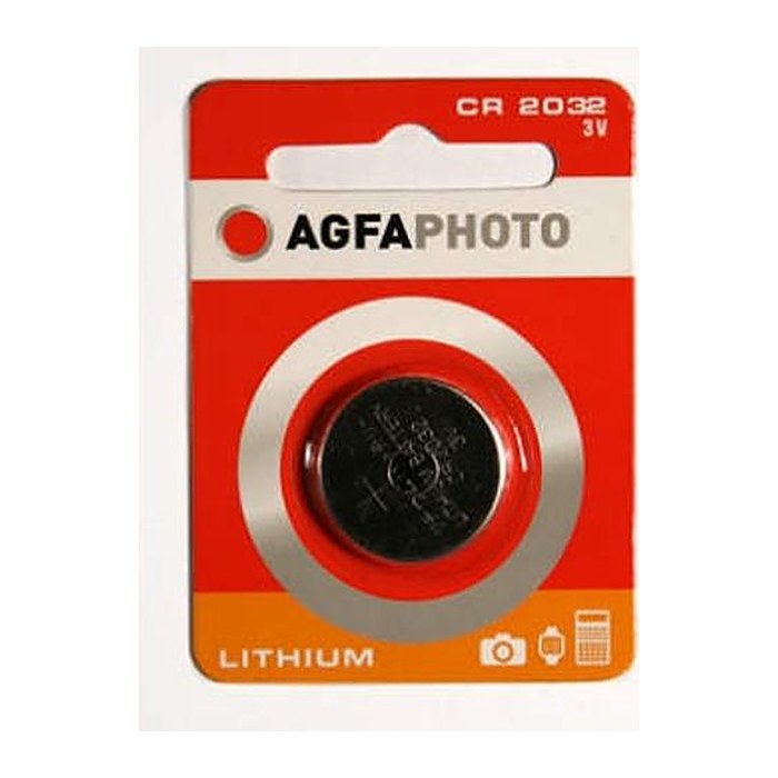 AgfaPhoto Batterie Knopfzelle CR2032 3.0V Lithium 1St.