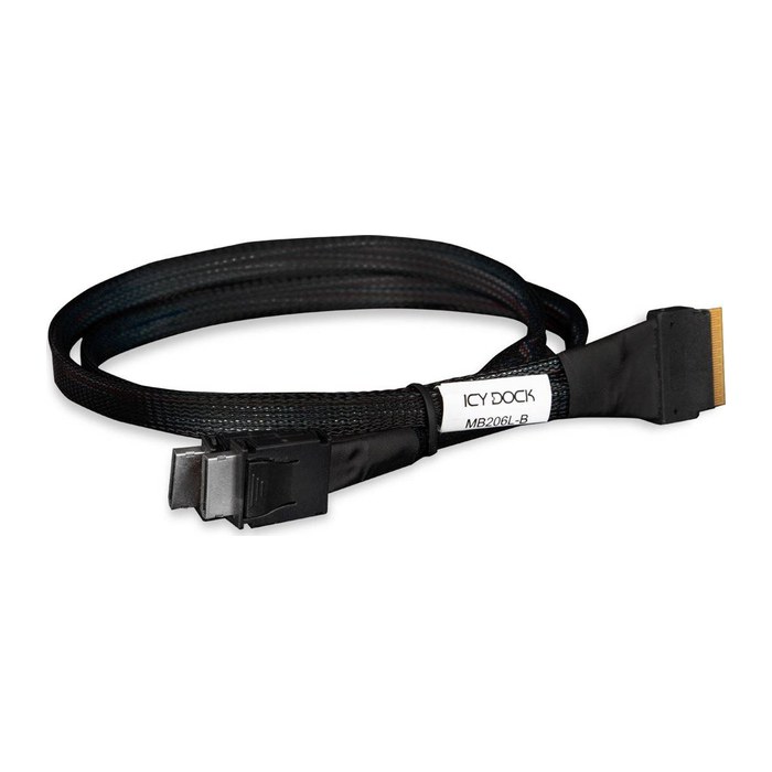 IcyDock Kabel SlimSAS 8i to 2 x OCulink 4i Cable, PCIe 4.0