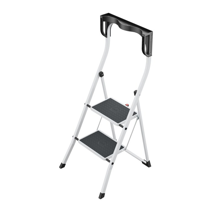 Hailo Klapptritt StandardLine K75 weiß 2 Stufen, H: 115,0 cm