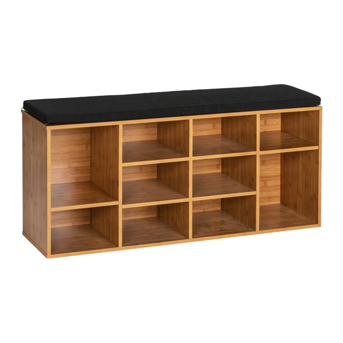 WENKO Schuhbank Loft 50731800 braun Holz 103,0 cm
