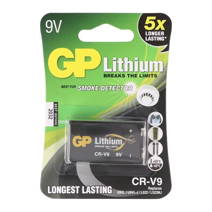 GP Batterie 6LR61 Lithium E-Block 9,0 V, 1 St.