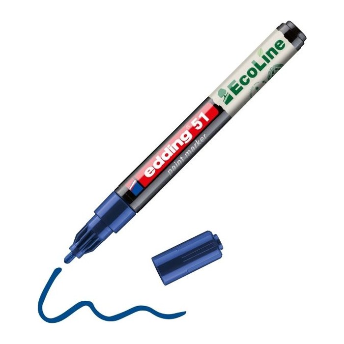 edding  51 EcoLine Lackmarker blau 1,0 - 2,0 mm, 1 St.