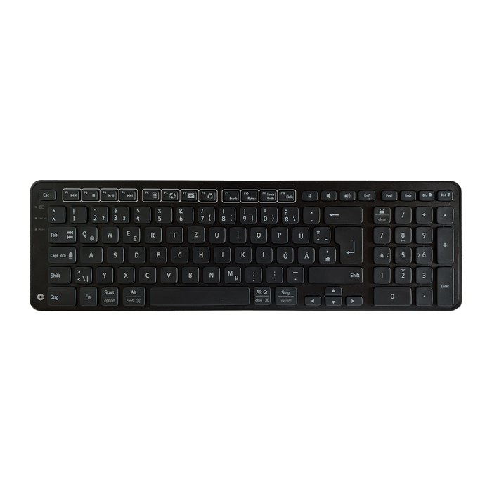 Contour Balance Tastatur wireless DE-Layout schwarz
