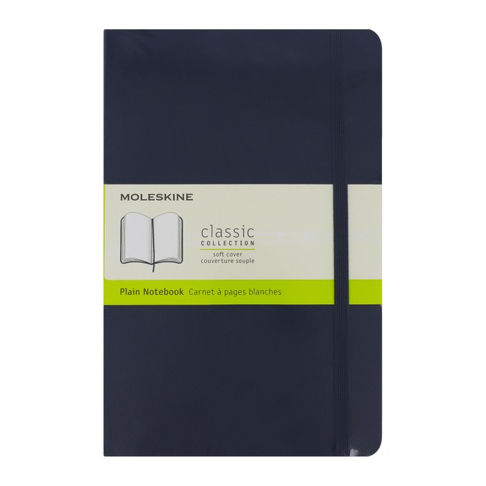 MOLESKINE Notizbuch Classic Collection ca. DIN A5 blanko, saphir Softcover 192 Seiten, 1 St.