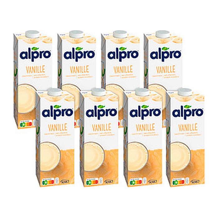 alpro® Vanillegeschmack Sojadrink 8x 1,0 l