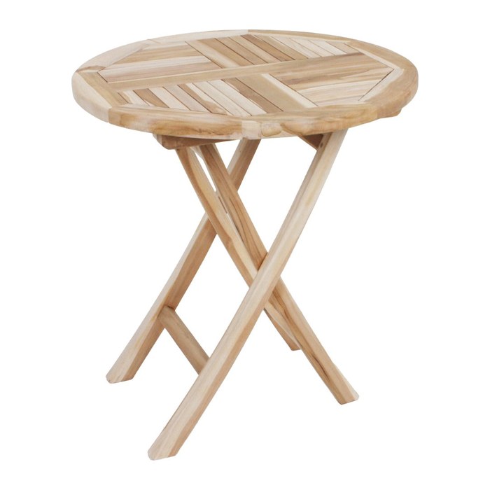 Garden Pleasure Gartentisch JAVA natur rund Ø70 x Ø70 x 75,0 cm