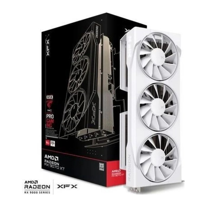 XFX RX 9070XT OC White Gaming Swift 16GB GDDR6 HDMI 3xDP
