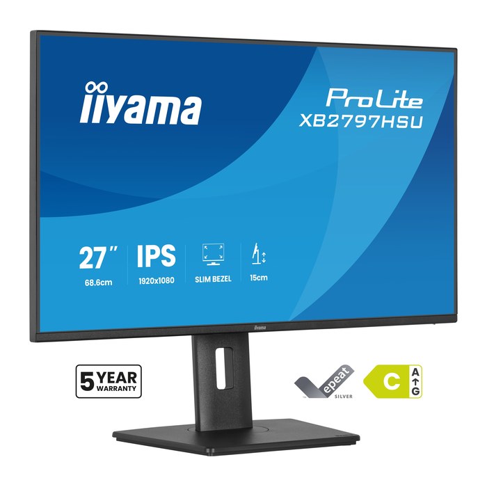 IIYAMA 68.6cm (27") XB2797HSU-B1 16:9 HDMI+DP+USB-C IPS