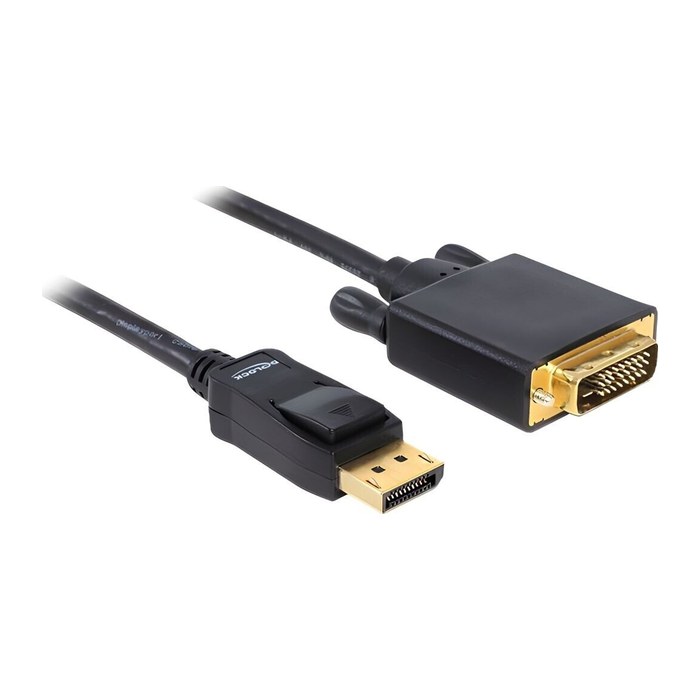 DeLOCK DisplayPort/DVI-D Kabel 2,0 m schwarz, 1 St.