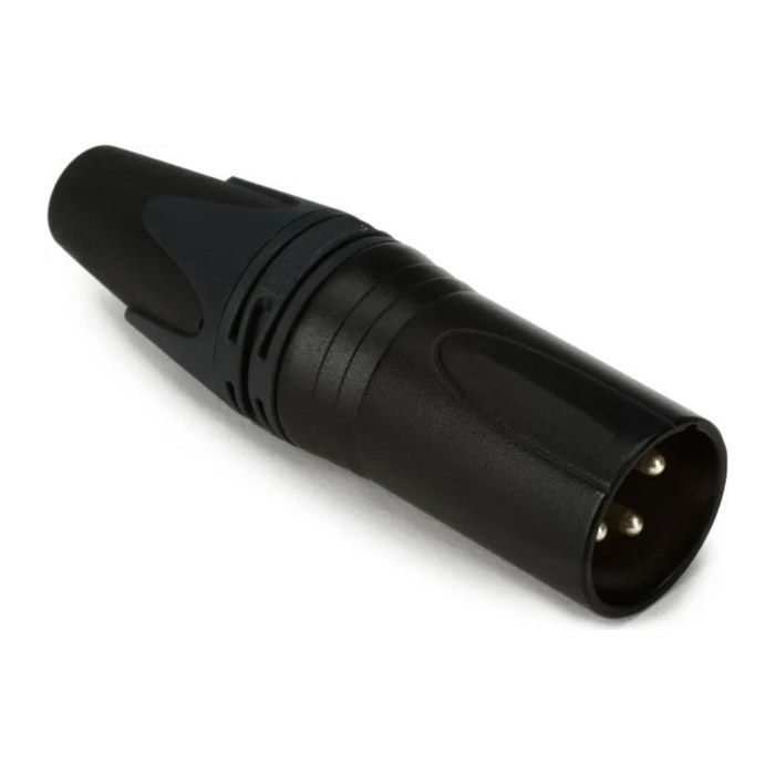 Equip Kabelverbinder 3-Polig Stecker schwarz