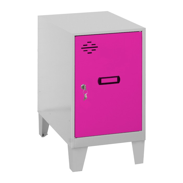 Simonrack Spind SIMONLOCKER DISM grau, pink 8425437119859, 1 Schließfach 30,0 x 50,0 x 57,5 cm