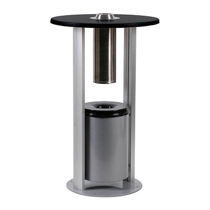 Showdown® Displays Smoking Table Standaschenbecher silber, 1 St.