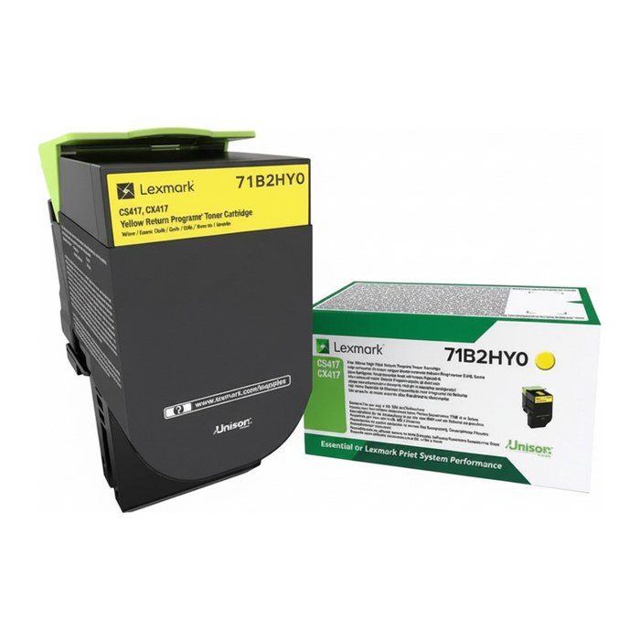 Lexmark 71B2HY0 gelb Toner