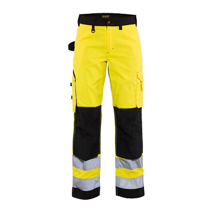 BLAKLÄDER® Damen Warnschutzhose 7155 gelb, schwarz Größe 42