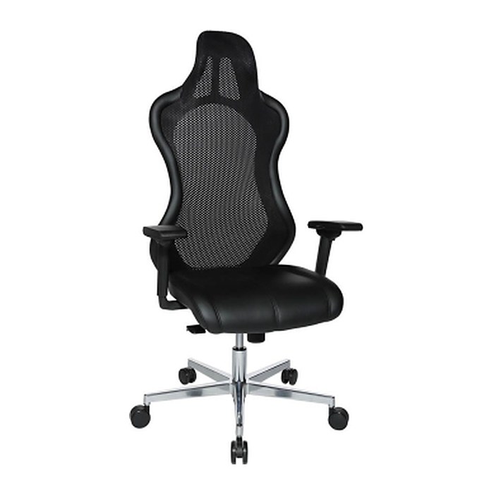 Topstar Bürostuhl Open Chief Premium, SR79WTW3S100 Stoff schwarz, Gestell alu