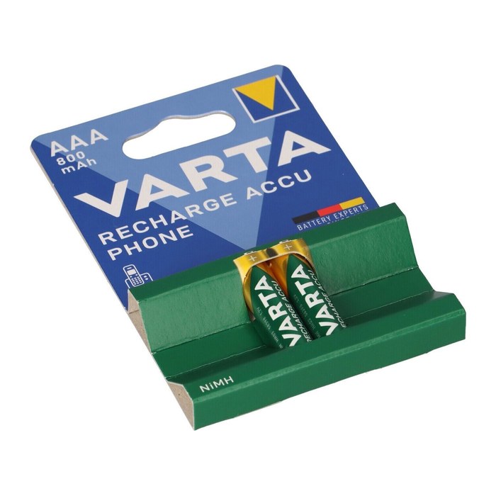 VARTA Akkus RECHARGE ACCU Phone Ni-MH Micro AAA 800 mAh, 2 St.