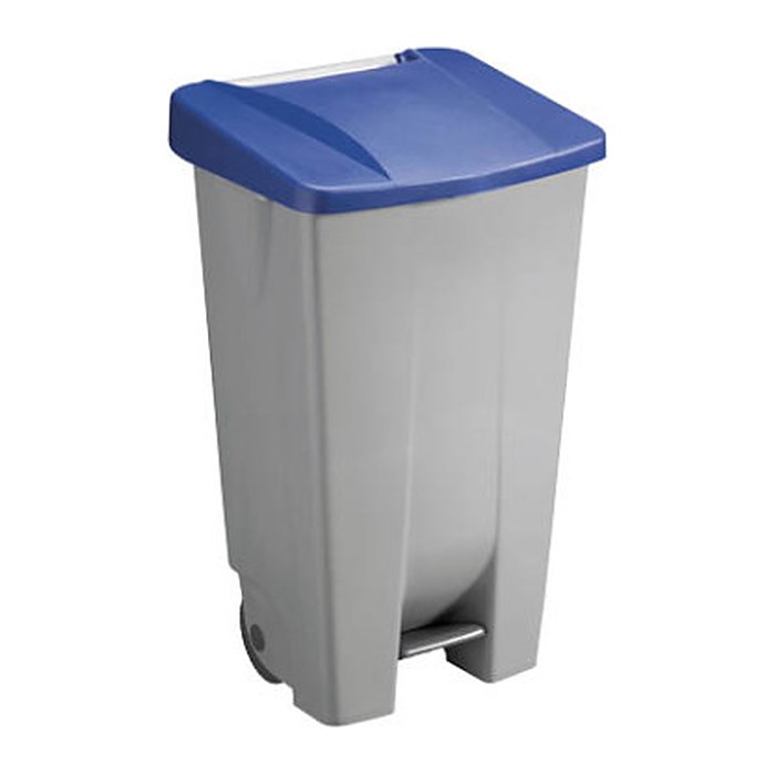helit Mülleimer 120,0 l grau, blau, 1 St.