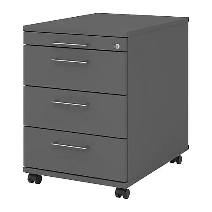 HAMMERBACHER AC30 Rollcontainer grafit 4 Auszüge 42,8 x 58,0 x 59,0 cm