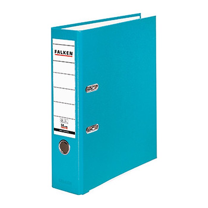 FALKEN Color Ordner türkis Kunststoff 8,0 cm DIN A4, 1 St.