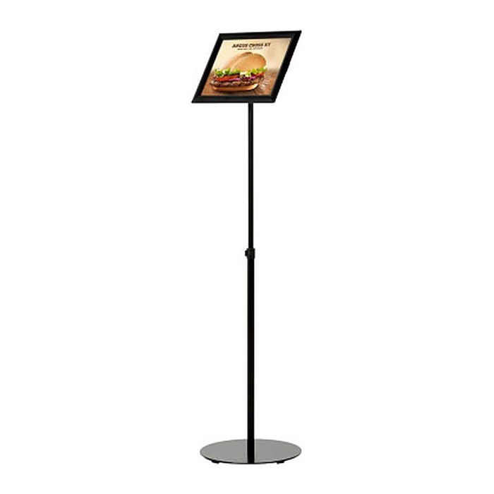 update displays Infoständer Economy schwarz DIN A4 30,5 x 30,5 x 80,0 - 130,5 cm, 1 St.