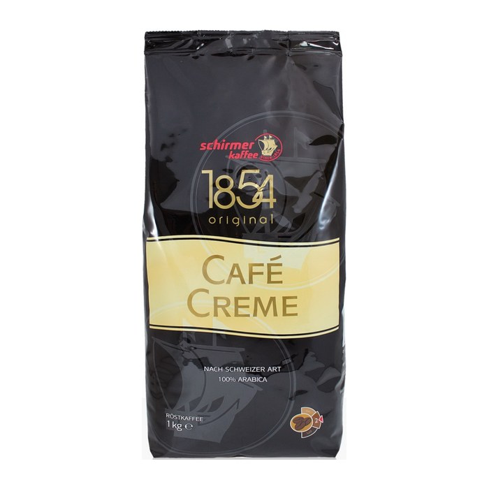 Schirmer Kaffee Café Creme Kaffeebohnen, Arabicabohnen mild, 1 kg
