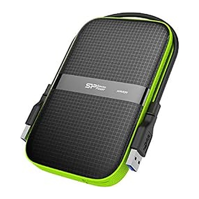 Silicon Power 6.3cm 2TB USB3.2 A60 water-res. Black/Green extern retail