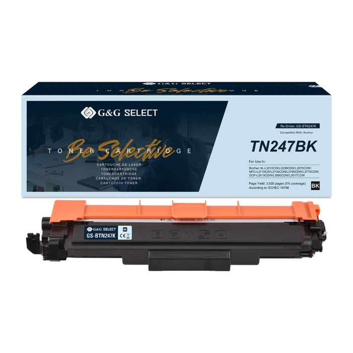 G&G Select Toner kompatibel mit Brother TN-247BK