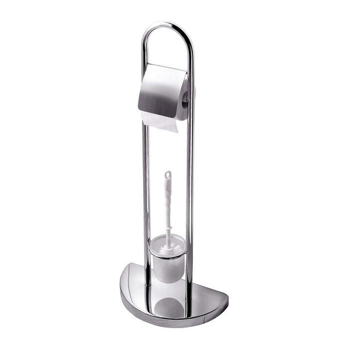 Maximex WC-Garnitur Raumwunder silber Metall, 1 St.