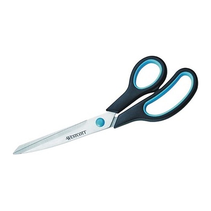 WESTCOTT Schere Easy Grip schwarz-blau 25,0 cm