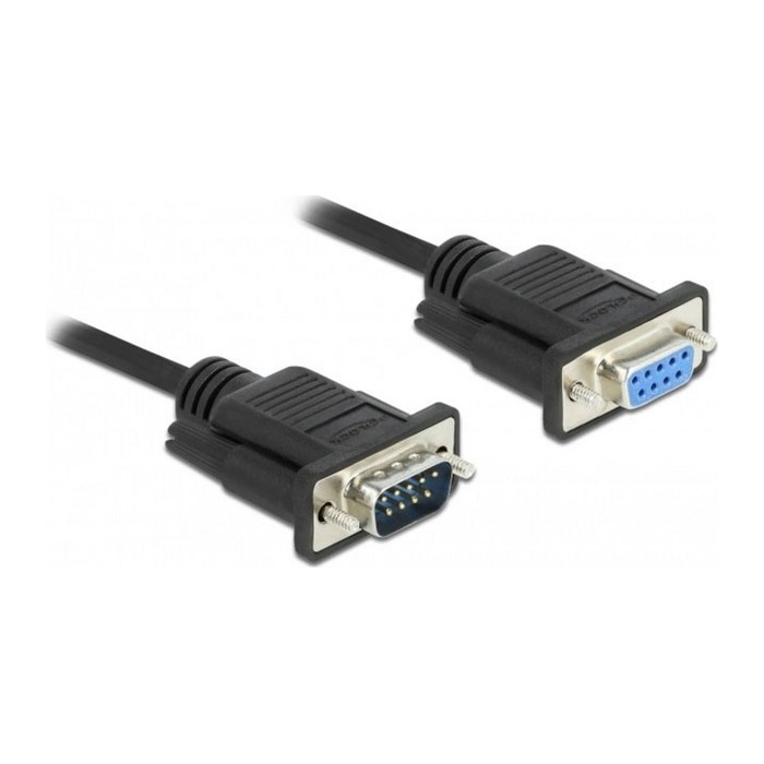 DELOCK Kabel Seriell D-Sub9 3m St/Bu mit schmalem St-gehäuse