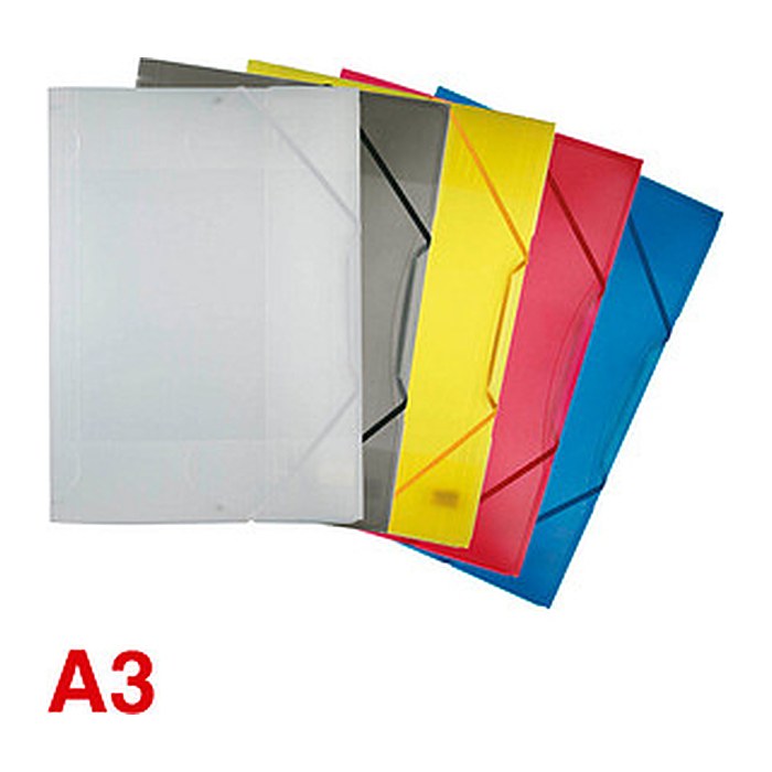 folia Sammelmappen DIN A3 farbsortiert, 5 St.