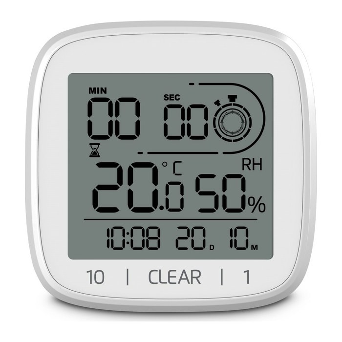 hama Zypern Thermo-Hygrometer weiß, 1 St.
