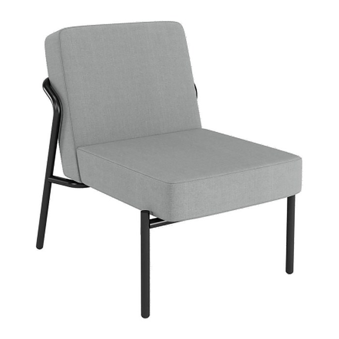 medso powered by PAPERFLOW Sessel MEDSO S grau schwarz Stoff 58,0 x 74,3 x 38,0 cm, 1 St.