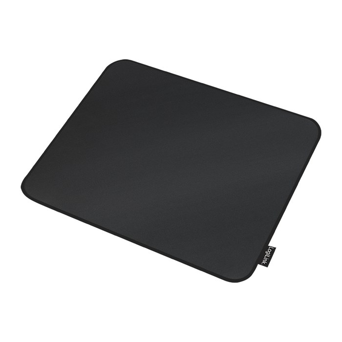 Logilink Mauspad, vernähte Kanten, 320x270mm, schwarz, Gr.L