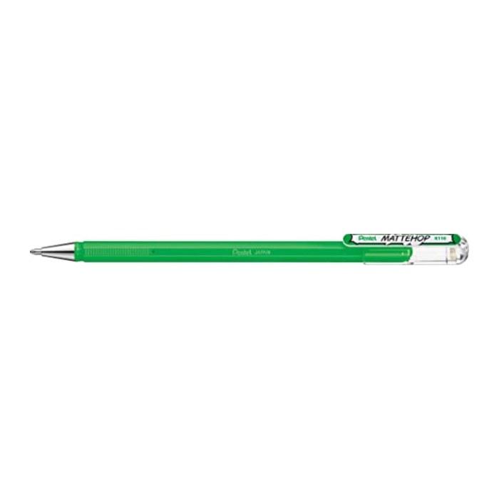 Pentel Mattehop Gelschreiber 0,5 mm, Schreibfarbe: grün, 1 St.