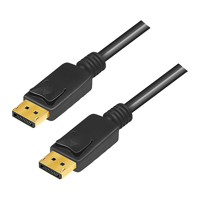 Logilink DisplayPort-Kabel, DP/M zu DP/M, 8K/60 Hz, schw. 5m
