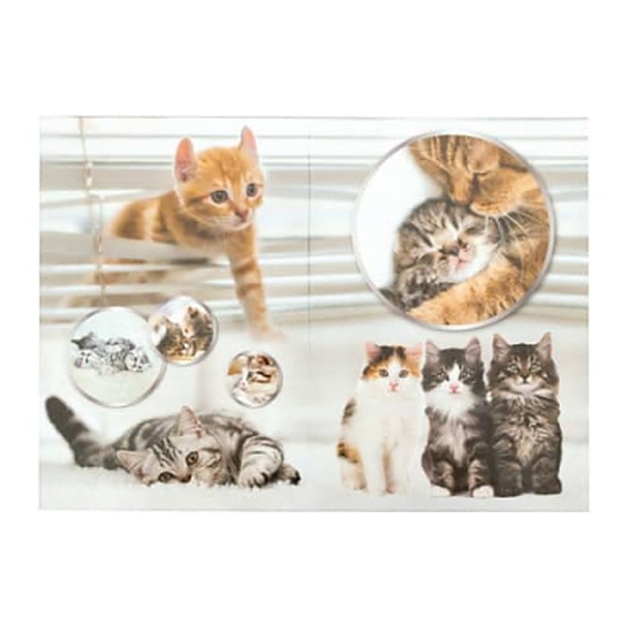 HERMA Papierkorb 15,0 l Katzen, 1 St.
