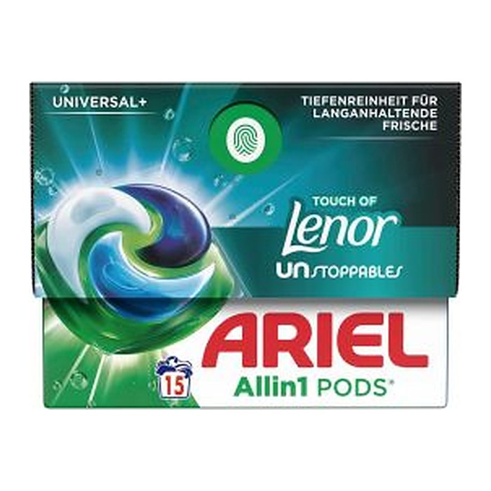 ARIEL UNIVERSAL+ Allin1 PODS Lenor Waschmittel Caps, 15 St.