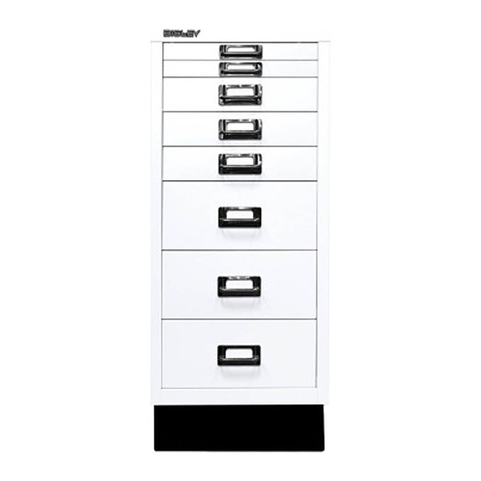 BISLEY MultiDrawer™ L298S Schubladenschrank verkehrsweiß 8 Schubladen 27,8 x 38,0 x 67,0 cm, 1 St.