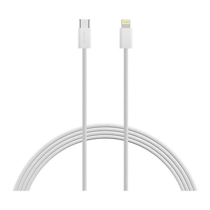 XLAYER USB C/Lightning Kabel 2,0 m weiß, 1 St.