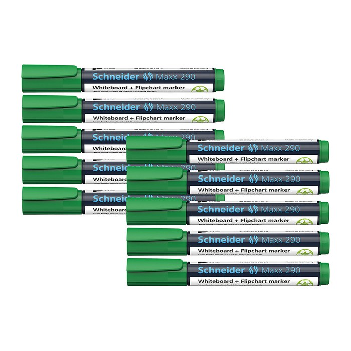 Schneider Maxx 290 Whiteboard- und Flipchart-Marker grün 2,0 - 3,0 mm, 1 St.