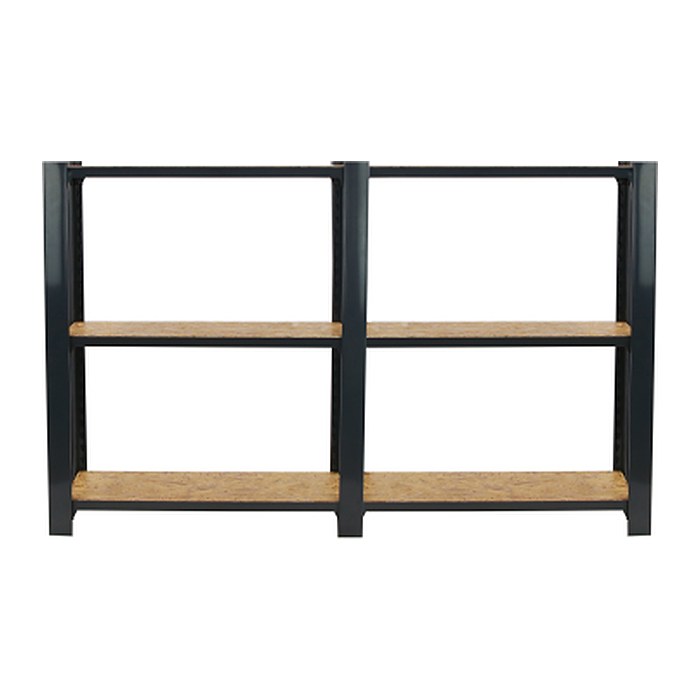 Simonrack Schwerlast-Weitspannregal OFFICLICK 3 8425437127663 anthrazit, braun 160,0 x 30,0 x 100,0 cm